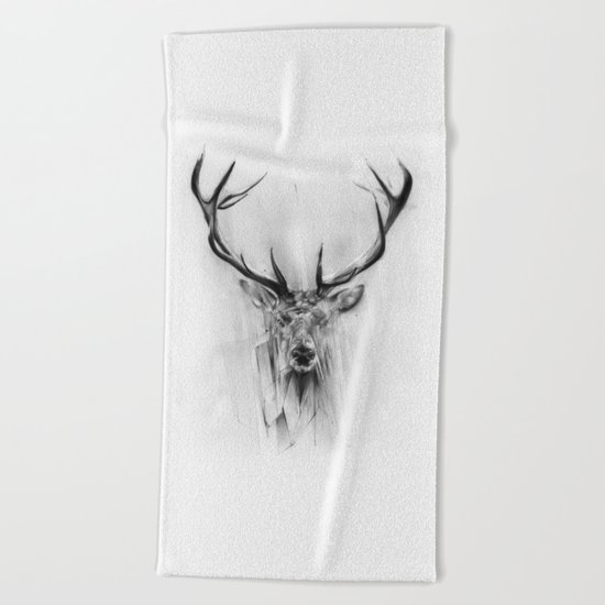 Red Deer Beach Towel