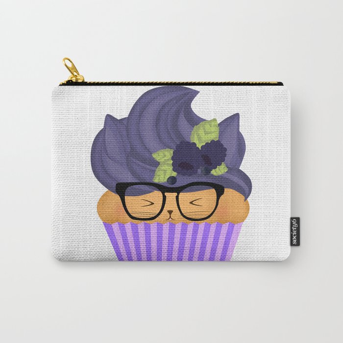Blueberry Cuppycat Carry-All Pouch