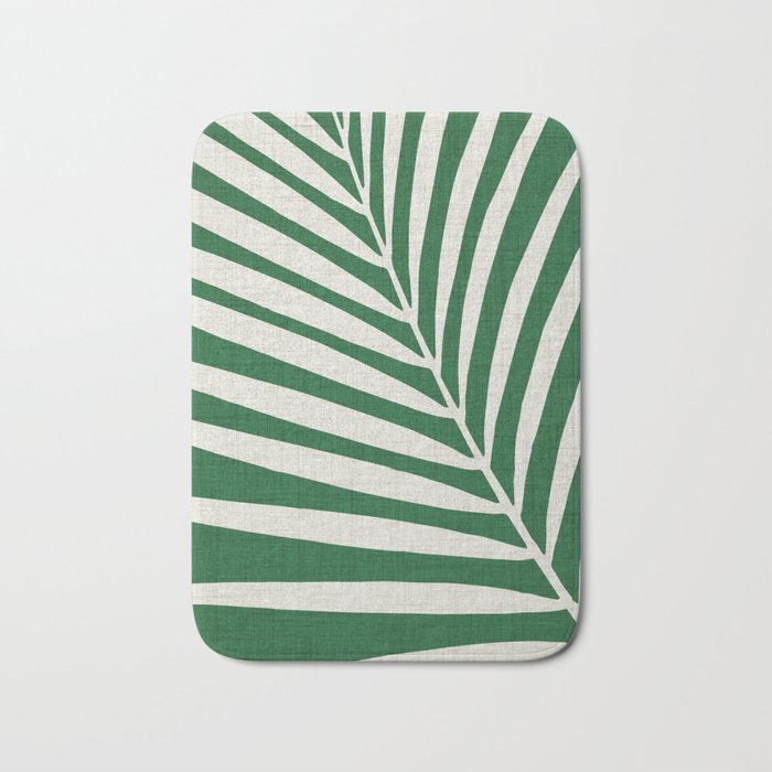 Minimalist Palm Leaf Bath Mat