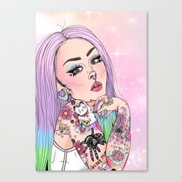 Rainbow Babe Canvas Print