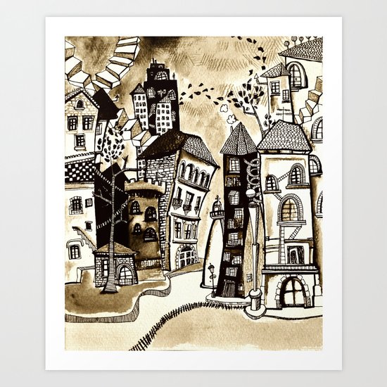 I have no idea where this will lead us... Art Print