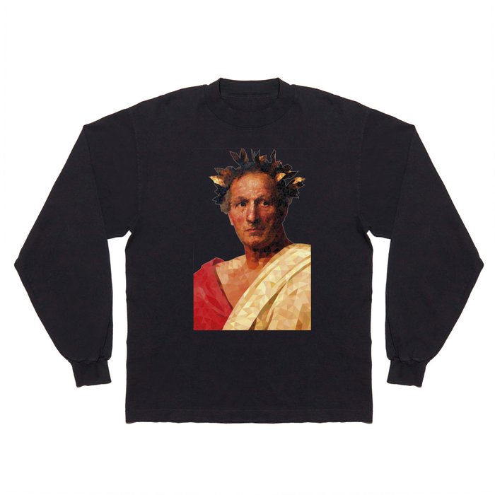 Historical Figures - Julius Caesar Long Sleeve T Shirt by Siemos