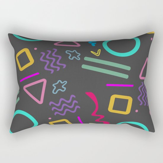 Back to the 80's Rectangular Pillow