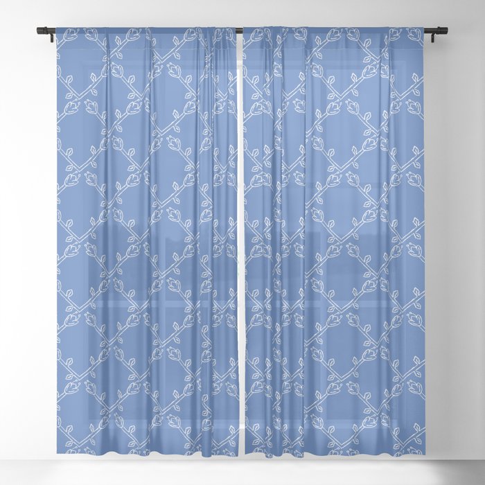 Stylized Flower Trellis Seamless, Trellis Pattern Curtains