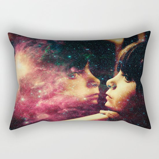 Face in the Space Rectangular Pillow