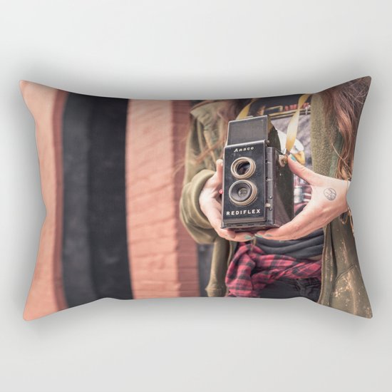 Take a photo Rectangular Pillow
