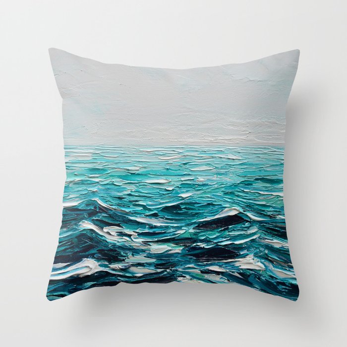 Seven Seas Throw Pillow
