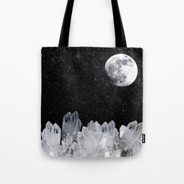 White Moon Tote Bag
