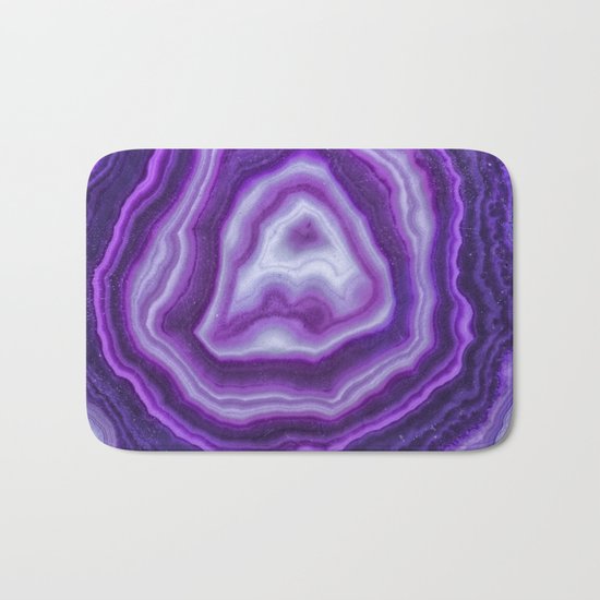 Layered Agate Crystal Bath Mat