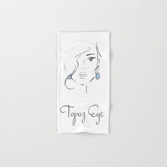 Topaz eye Hand & Bath Towel
