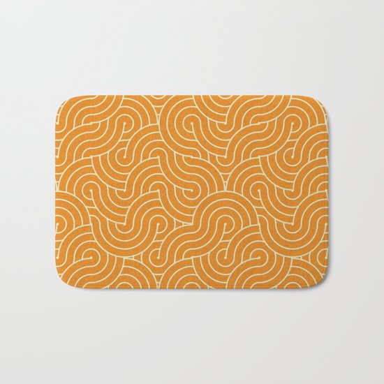 SWIRL / mango juice Bath Mat