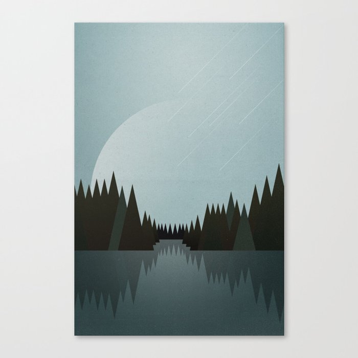 That Night in the Clearing Canvas Print