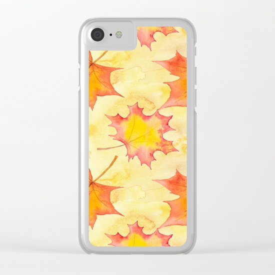 Autumn leaves #15 Clear iPhone Case