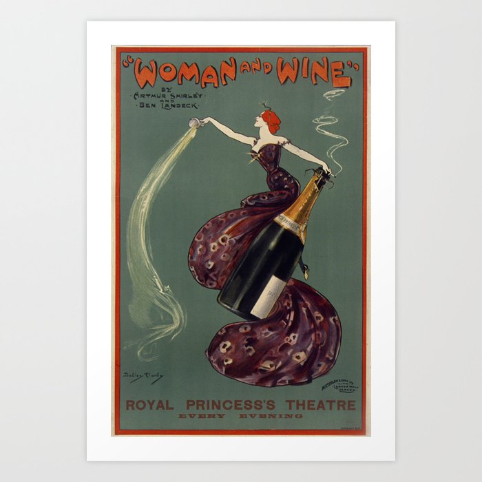 Theatre Ads (Vintage Art) Posters & Wall Art Prints