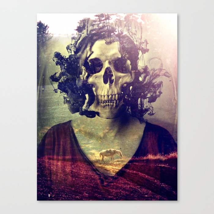 Miss Skull Canvas Print