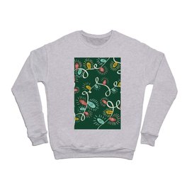 cute christmas light pattern Crewneck Sweatshirt