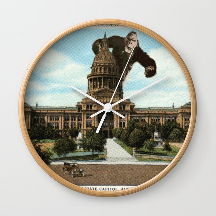 The King of Austin Wall Clock