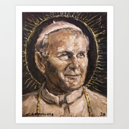 Saint John Paul II, Pope Art Print