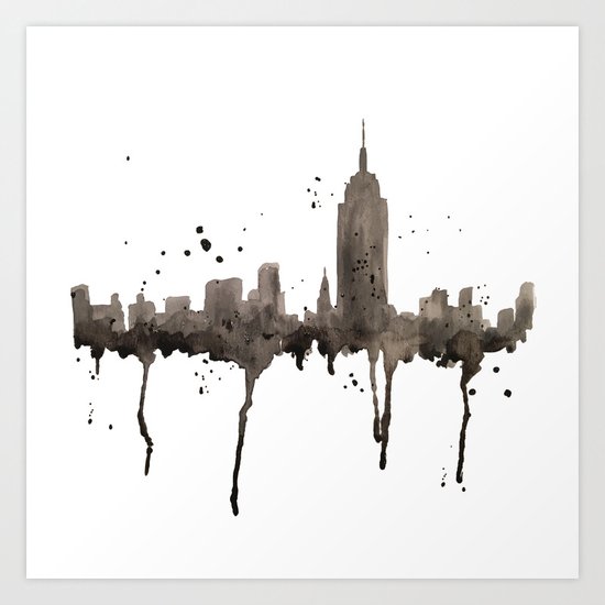 NYC Skyline Art Print