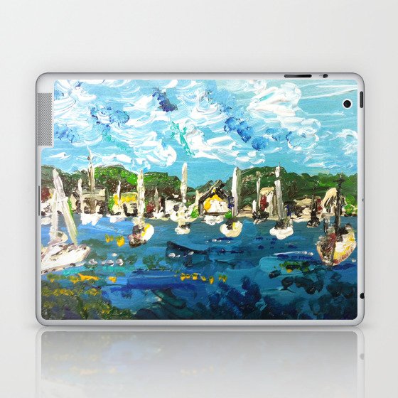"Put n Bay Painting 1" by Willowcatdesigns Laptop & iPad Skin