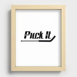 Puck it! Recessed Framed Print