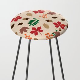 Autumn Leaves Digital Paper Counter Stool
