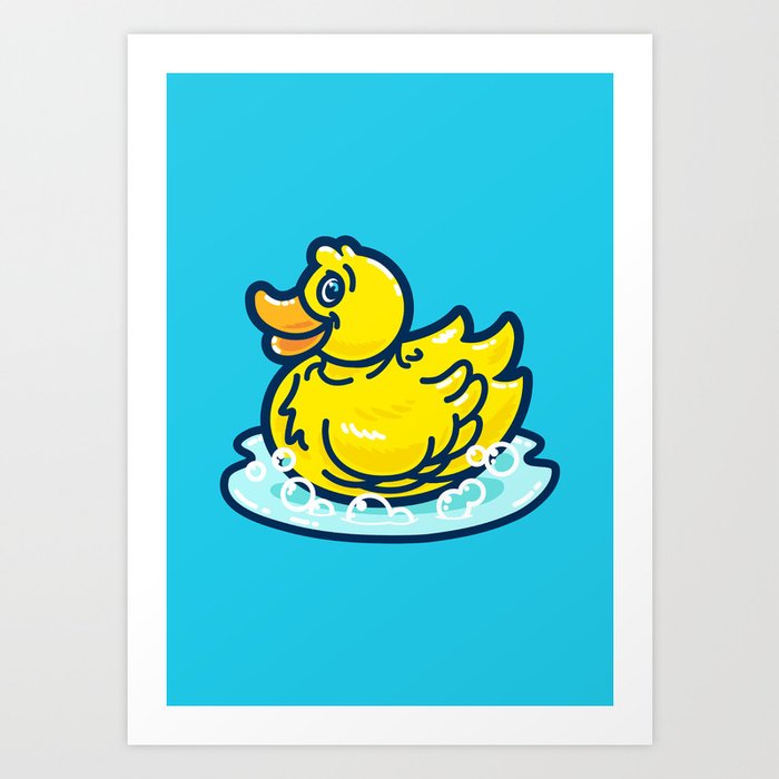 Rubber Duckie Art Print