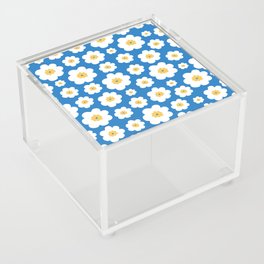 White flowers pattern Acrylic Box
