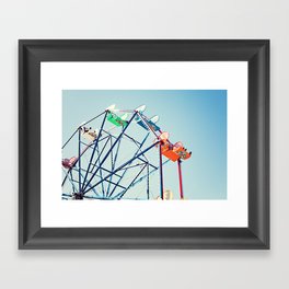 Ferris wheel, nursery, kids room Framed Art Print