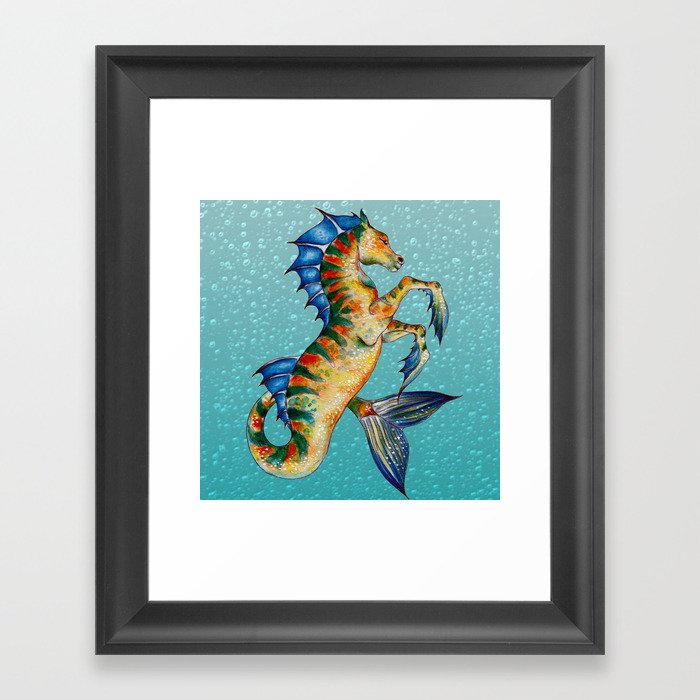 Hippocamppus Framed Art Print