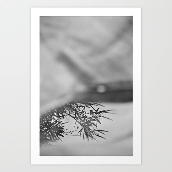 Less and less Art Print