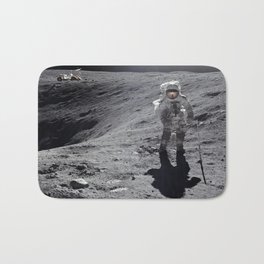 Apollo 16 - Plum Crater Bath Mat | Apollo, Moonbuggy, Photo, Capecanaveral, Awesomespace, Galaxy, Universe, Mooncraters, Moon, Charlieduke 