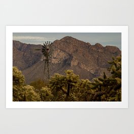 Sonoran Windmill Art Print