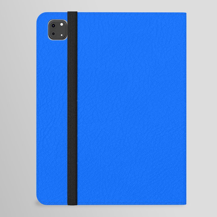 Bright Blue Two Monotone Color Block iPad Folio Case