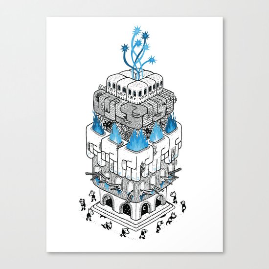 The Temple Canvas Print
