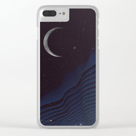 Waxing Cr3sc3nt Glytch Clear iPhone Case