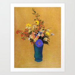 Odilon Redon Vase of Flowers c1916 Art Print