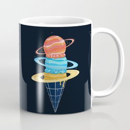 Space-Time Cone-Tinuum (Dark) Coffee Mug