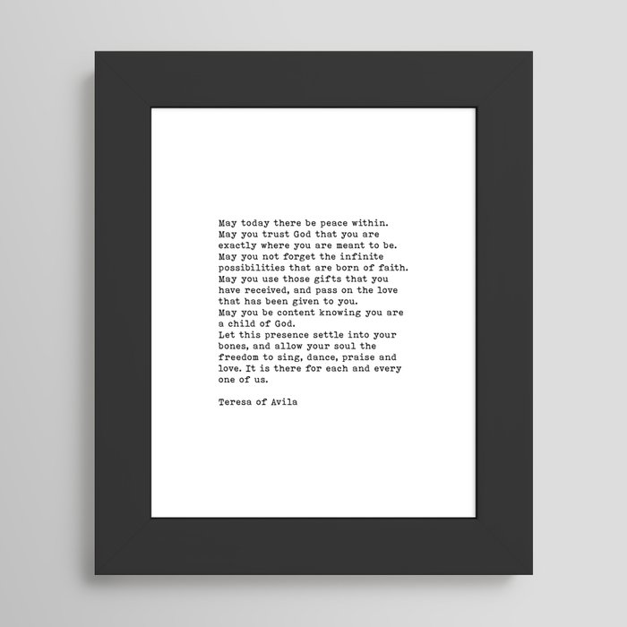 Framed Art Print