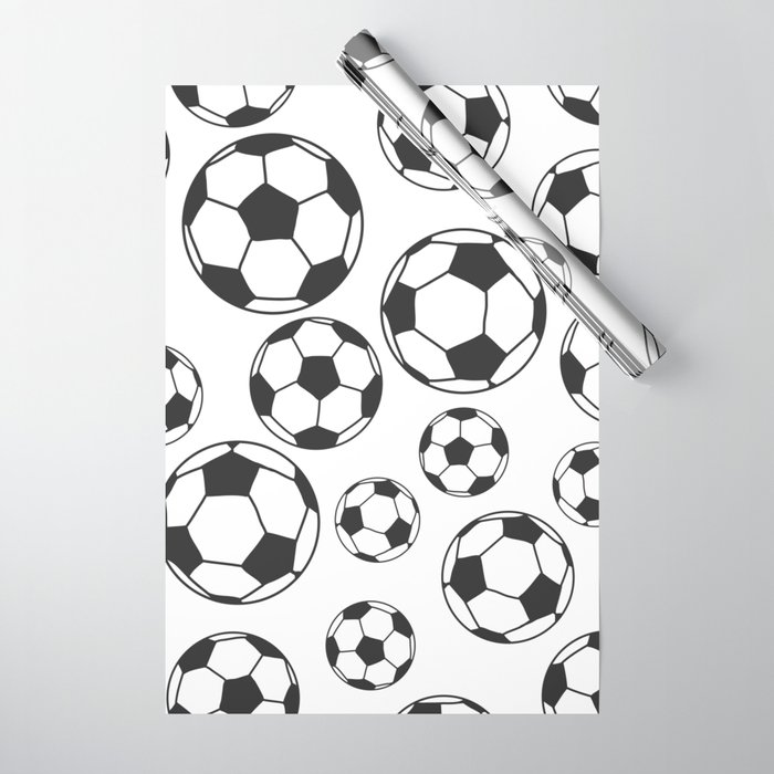 football wrapping paper