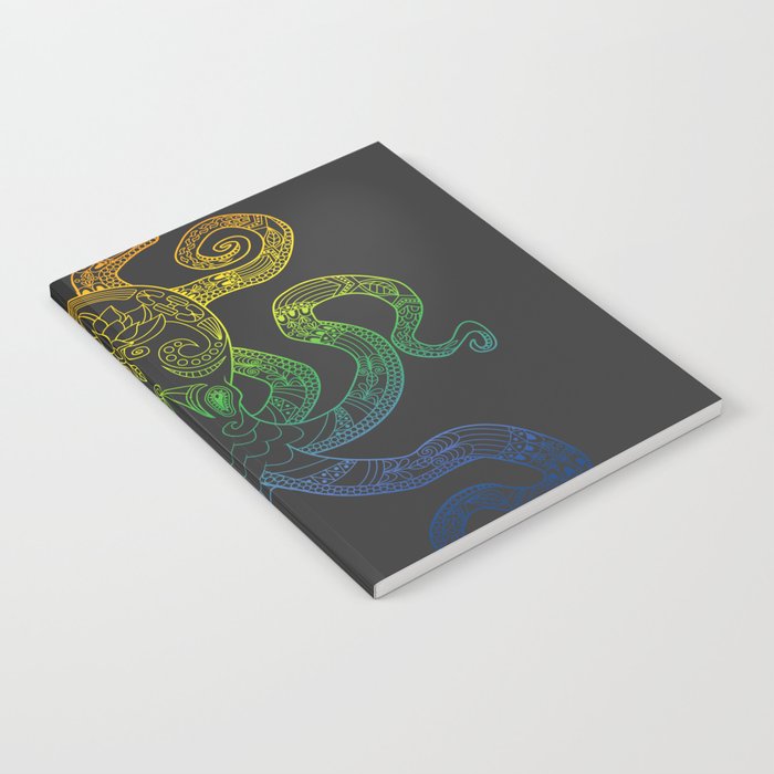 Color Me Octopus - Rainbow Pride Notebook