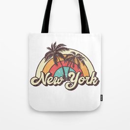 New York beach city Tote Bag