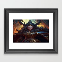 Ancient Warrior-Witch No.2 Framed Art Print