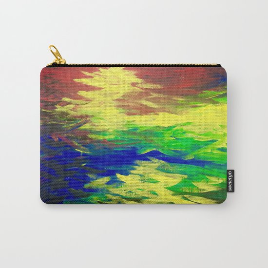 Peacock. Mimosa Inspired Primary Colors. Peacock. Carry-All Pouch