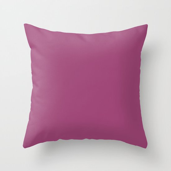 Magenta haze Throw Pillow