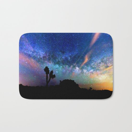 Colorful milky way Bath Mat