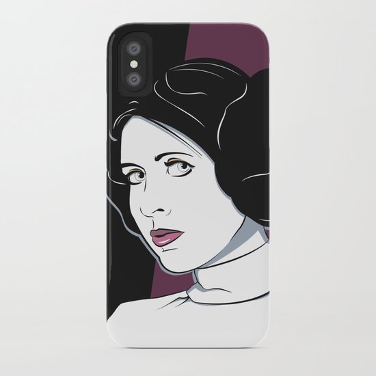 Princess Leia Pop Art iPhone Case