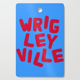 Wrigleyville Red & Blue Cutting Board