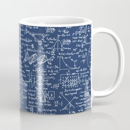 Physics Equations // Navy Mug