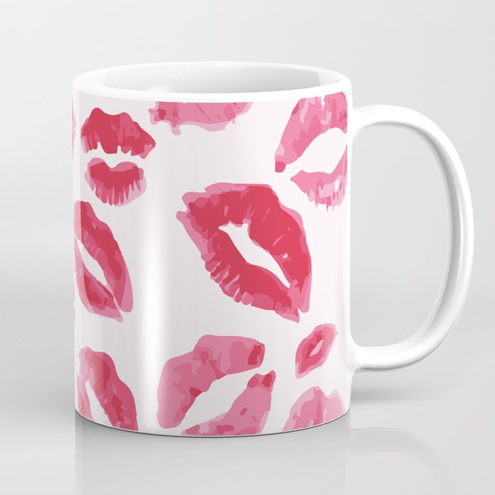 Lipstick Kisses Coffee Mug